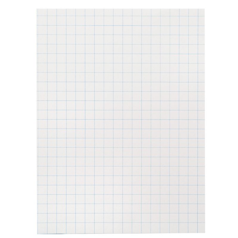 School Smart Graph Paper, 1/2 Inch Rule, 9 x 12 Inches, White, 500 Sheets, 1 of 5