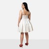 Rebdolls Women's Peony Corset Mini Skater Dress - 3 of 4