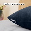 LISM 20x26 Inches Flannel Pillowcases with Zipper,Cozy Fuzzy Velvet Standard Pillow Shams Set of 2 - 4 of 4