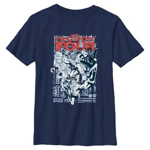 Boys The Fantastic Four: First Steps Together as a Family T Shirt - 1 of 4