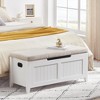 Storage Chest, Storage Trunk with Safety Hinge, Storage Bench, Wooden Storage Organizer, Shoe Bench - 4 of 4