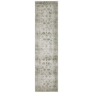 Colette Washable Vintage Oriental Indoor Area Rug - Captiv8e Designs - 1 of 4