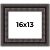 PosterPalooza | 3.5" Wide Ornate Black Picture Frame - UV Acrylic, Backing Board, Hanging Hardware Included - 2 of 4