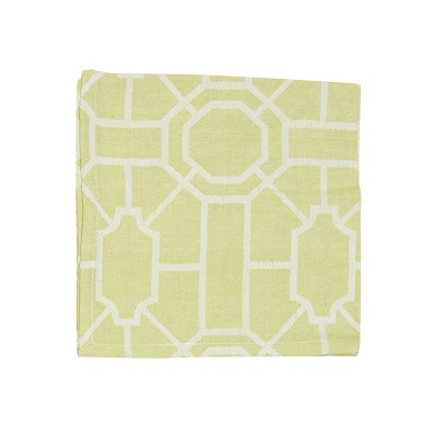 C&F Home Trellis Peridot Cotton Napkin Set of 6