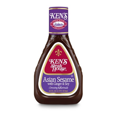 Ken's Steakhouse Asian Sesame with Ginger & Soy Dressing -16fl oz