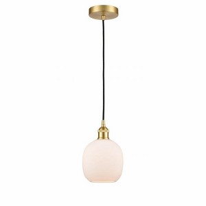 Belfast - 1 Light Cord Hung Mini Pendant In Industrial Style-9.75 Inches Tall and 6 Inches Wide - 1 of 1