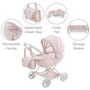 Olivia's Little World Polka Dot Princess Pram Stroller with Canopy for 16-18" Dolls - 3 of 4