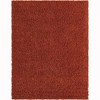 Unique Loom Solid Shag Solid Indoor Woven Area Rug - 2 of 4