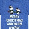 Boys' - Peanuts - Charlie Brown & Snoopy Merry Christmas Warm Wishes Short Sleeve Graphic T-Shirt - 2 of 4