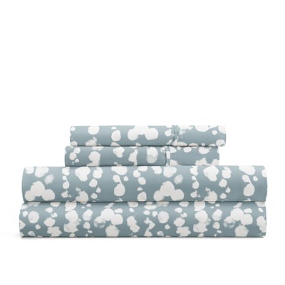 Ultra Soft Green Floral Pattern King Bedspread Cover Set