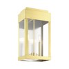 Livex Lighting York 2 - Light Wall Light in  Satin Brass - 4 of 4