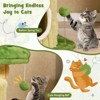 Munora Cat Tree with Sisal Scratcher - Indoor Activity Center for Cats (2 Styles) - Plush Perch, Spring Toy & Stable Base - 4 of 4