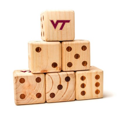 NCAA Virginia Tech Hokies Lawn Bowling Yard Dice