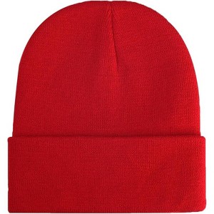 MSDC 1&2 Pack Beanie for Men Women Slouchy Beanie Hats Winter Knit Caps Soft Ski Hat Unisex - 1 of 4