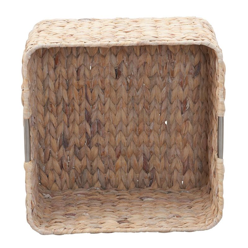 Household Essentials Square Wicker Basket Hyacinth, 5 of 8