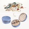 Unique Bargains Travel Gifts Small Portable Plush Velvet Jewelry Display Organizer 2 Pcs - 2 of 4