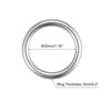 Unique Bargains Hanging Hardware 316 Stainless Steel Welded O-Rings 2 Pcs - 2 of 4