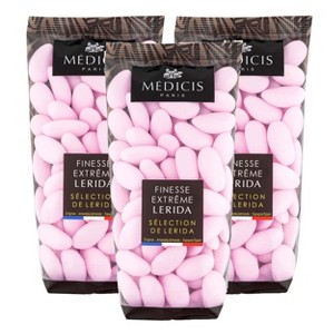 Medicis Premium Candied Almond Dragees (French Jordan Almonds) Sugar Coated Candies Ideal as a Wedding or Baby Shower Gift, 75 ct, 8.8oz - 1 of 4