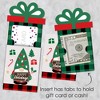 Big Dot of Happiness Red and Green Holiday Gnomes - Christmas Party Money and Gift Card Sleeves - Nifty Gifty Card Holders - Set of 8 - image 3 of 4