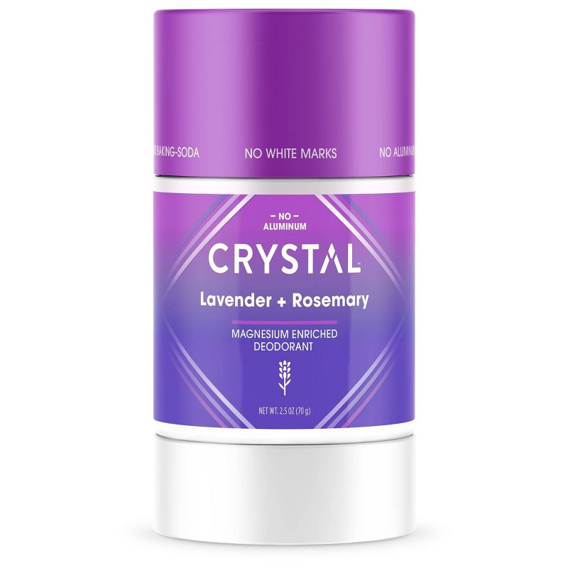 Crystal Magnesium Enriched Deodorant - Lavender + Rosemary - 2.5oz, 1 of 9