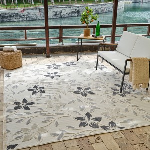 Rug Branch Alfombra Vintage Floral Indoor Outdoor Area Rug - 1 of 4