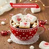 4E's Novelty decorative Marshmallows (16 Pcs) - Decorated Marshmallow with Hearts Individually Wrapped Bulk, Valentine Marshmallow Hearts - 2 of 4