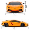 CMJ RC Cars: Lamborghini LP700-4 - Orange - 1:24 Scale, 2.4GHz, LED Headlights - 2 of 4
