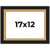 PosterPalooza | Embellished Brown Picture Frame - UV Acrylic, Backing Board, Hanging Hardware Included - 2 of 4