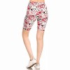 Women's Valentines Biker Babe Shorts - LOVE IT - 3 of 4