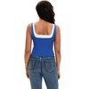 ATHLECHIC Women's Color Block Sleeveless Square Neck Crop Sport Tank Tops - 4 of 4