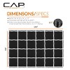 CAP 0.5" Interlocking EVA Foam Exercise Mat 24"x24"x0.5" - Black 4pk - 4 of 4
