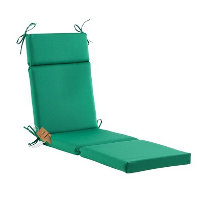 Outdoor Chasie Lounge Tufted Thick Cushion with Ties,Replacement Wicker Chair Cushion for Paito Fruniture,72x21x3inches,All Weather
