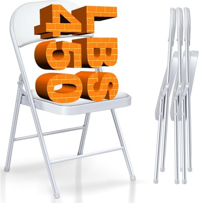 SKONYON Folding Chairs Portable Vinyl Padded Folding Chair with Durable Steel Frame 4 Pack and 6 Pack