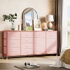 14 Drawer Dresser, 63 Inch Dresser TV Stand with Power Outlet - 2 of 4