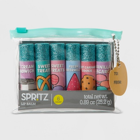 6ct Lip Balm Set Clear - Spritz™ : Target