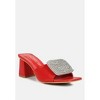 Naflah Rhinestone Embellished Slip On Heels Women - 2 of 4