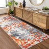 Washable Modern Abstract Living Room Rugs, Soft Non Slip Low Pile Floor Carpet for Bedroom Dining Room Office - 4 of 4