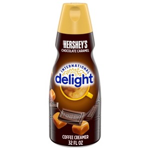 International Delight Hershey Chocolate Caramel Creamer - 32 fl oz - 1 of 4