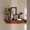 Alpine Live Edge Wood Mantel Shelf Natural Brown - Alaterre Furniture - 4 of 4