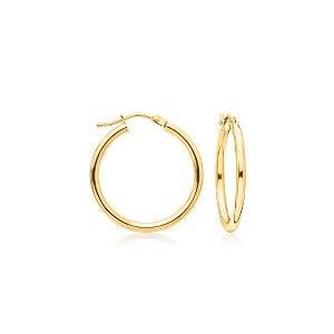 Ross-Simons Italian 18kt Yellow Gold Hoop Earrings - 1 of 3