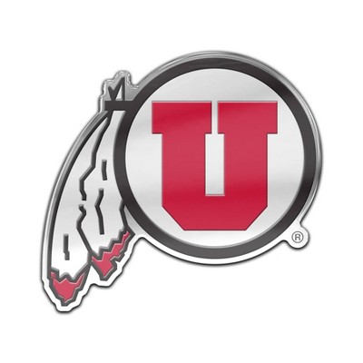 NCAA Utah Utes 3"x4" Color Auto Decal