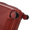 TopComfy Luggage 20 24 28 Inch Travel Suitcase Spinner Wheel Luggage Set Combination Lock Travel Suitcase Set for Travel, Red, 19.49"*12.8"*29.53" - 4 of 4