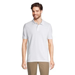 Lands' End School Uniform Young Men's Short Sleeve Mesh Polo Shirt - 1 of 4
