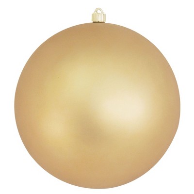 Christmas by Krebs Matte Gold Dust Shatterproof Christmas Ball Ornament 12" (300mm)