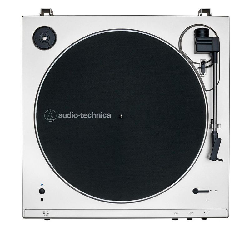 Audio-Technica AT-LP60XBT-WW Fully Automatic Belt-Drive Stereo Turntable with Bluetooth (White), 5 of 7