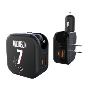 NFL Atlanta Falcons Players Game Tactic 18-Watt 2 in 1 USB A/C Charger - 1 of 3