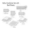 NicBex 7 Piece Polyester Twin Bed Set with Large Medallion Print and Sheets Set,Comfort Bed Sheets for Bedroom - 3 of 4