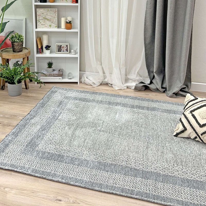 Alfa Rich Washable Area Rugs for Living Room Bedroom Kitchen Dining Decor Cotton Pet Friendly Rug, 4 of 11