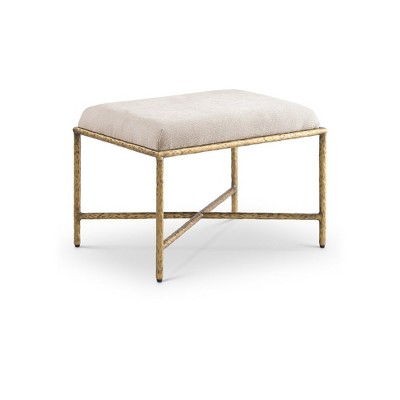 Meridian Furniture,Valley Chenille Fabric Bench
