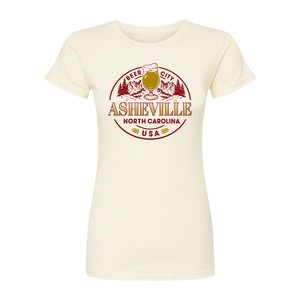 Women's - Instant Message - Asheville NC Fitted Graphic T-Shirt - 1 of 3